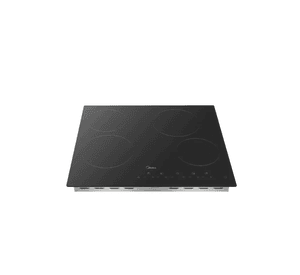 Encimera Eléctrica Vitrocerámica de 4 Platos Negra Midea