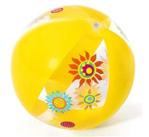 Pelota Inflable Playa Splash 51cm Amarilla Bestway