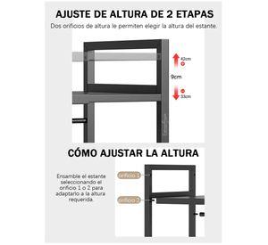 Estante Repisa Extensible Horno Microondas Organizador Rack