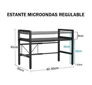 Estante Repisa Extensible Horno Microondas Organizador Rack