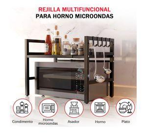 Estante Repisa Extensible Horno Microondas Organizador Rack