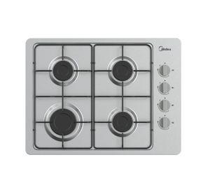 Encimera a Gas 4 Quemadores Gris 60cm Midea