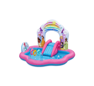 Piscina Inflable Princesas Centro Juego Disney Princess 221x193x140 Cm
