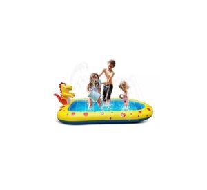 Piscina inflable 170x110x45 cm dino delfín lanza chorro agua