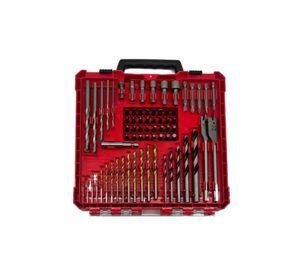 Kit de 70 brocas, dados y puntas de taladro Lernen, color negro