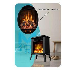 Estufa Chimenea Electrica Nex 1600w Efecto Llama Realista