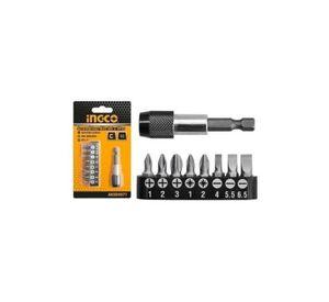 Adaptador De Puntas 9pzs Imantado Con Puntas Ingco
