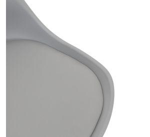Silla de Oficina Ergonómica Shanghai Negra y Gris Altura Ajustable