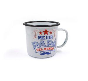 Tazon enlozado 500ml tematica El mejor Papá
