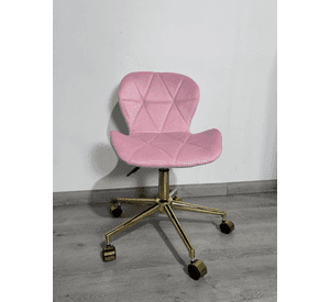Pack Manicurista Profesional Silla de Escritorio Giratoria Silla Fija Terciopelo Mariposa