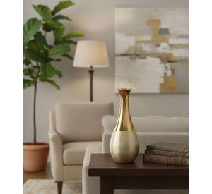 Florero Decorativo Moderno Silueta Gota Textura Dual Jhn
