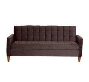 FUTON GENOVA  TELA VELVET CHOCOLATE