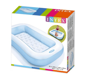 Piscina Bebé Inflable Rectangular 166x100x25 Cm