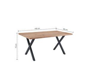 Mesa de Comedor 160x90x75cm Brooklyn Café