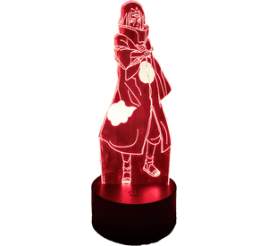 Lámpara ilusión 3D De Uchiha Itachi 7 Colores Led