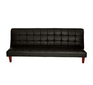 FUTON TURIN PU NEGRO