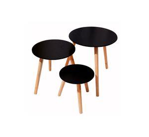 Juego de mesas de centro 50+40+32 cm Chic Home