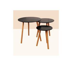 Juego de mesas de centro 50+40+32 cm Chic Home
