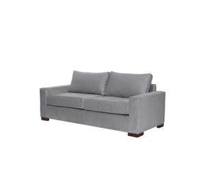 SOFA LIVORNO 3C TELA VELVET GRIS