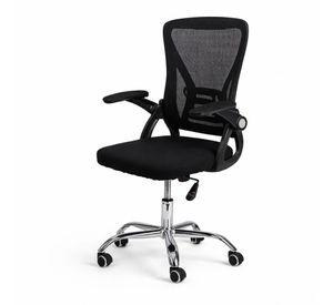 Silla Oficina Ergonomica Negra Mesh Altura Regulable