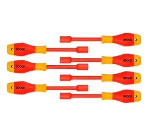 Set Destornilladores Dado Hexagonal Aislado 7 Piezas Ingco