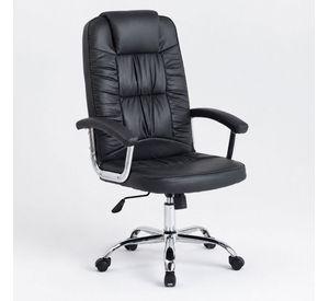 Silla Ejecutiva Negra Acolchada Para Un Espacio Más Profesional