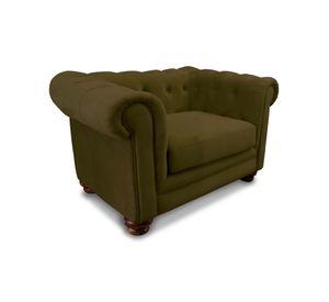 SOFA FLORENCIA 1C TELA VELVET VERDE