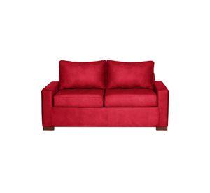 SOFA LIVORNO 2C CUERO KENTUCKY ROJO