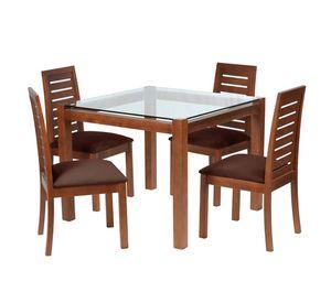 Juego De Comedor Barcelona 1000X1000 S/Tenerife Tela Chocolate