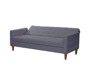 FUTON GENOVA LINO GRIS OSCURO