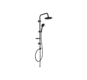 COLUMNA DUCHA REDONDA MIXA 34X97CM NEG AJUSTABLE