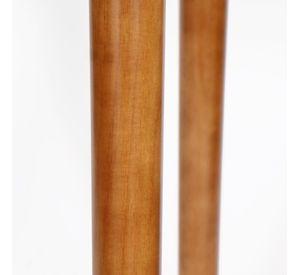 Mesa Preston madera de caucho café claro 80 x 80 x 74 cm