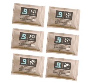 6 Sobres Bóveda Pack 69% 60gr Control Humedad 2 Vías