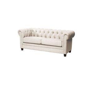 SOFA FLORENCIA 2C LINO BLANCO