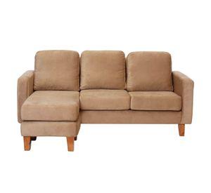 SECCIONAL VENECIA INTERCAMBIABLE TELA VELVET BEIGE