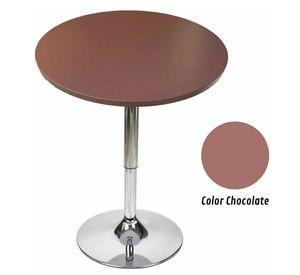 Mesa Bar de Altura Regulable 80 CM CAFÉ