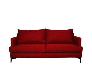 Sofá Aldara Felpa Rojo 2C
