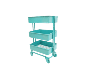 Estante Organizador Carro Plegable Multiuso 3 Niveles