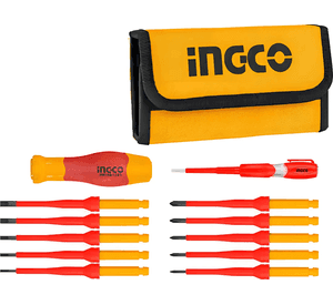 Set Aislado 12 Destornilladores Ingco Hkisd1201 - Smf