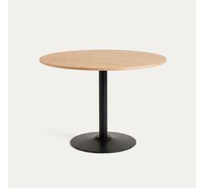 Mesa De Comedor Redonda Nordika Venhoouse Natural 100cm