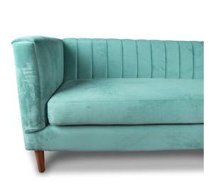 SOFA SORRENTO 2C TELA VELVET VIVIAN VERDE