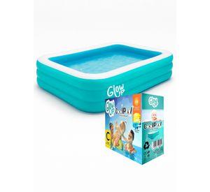 Piscina Inflable Glowup 210x150x65 cm Color Celeste