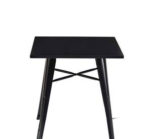 Mesa Metal Tolix Negra 70x70 cm