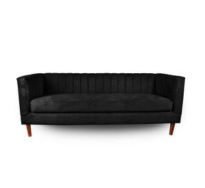 SOFA SORRENTO 2C CUERO KENTUCKY NEGRO