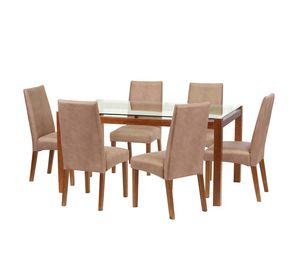 Juego De Comedor Barcelona 1600X1000 S/Cadiz Cuero Beige