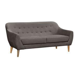 Sofa Norway Felpa Gris Oscuro 185x87x90