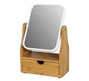 Espejo De Maquillaje Rotacion 360 Espejo De Mesa Con Cajon