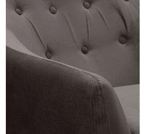Sofa Norway Felpa Gris Oscuro 185x87x90