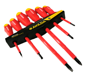 Juego 6 Destornilladores Electricista Aislados 1000v Akilda