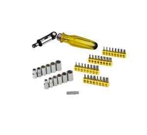 Puntas y Dados Stanley con Portapunta Articulada 47 Piezas